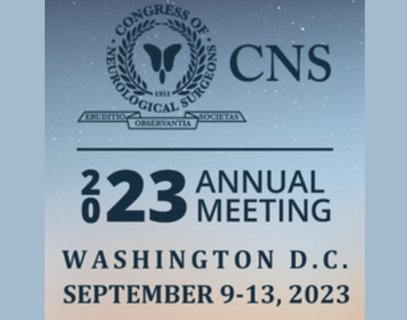 CNS 2023 Annual Meeting Imagine, Innovate, Inspire